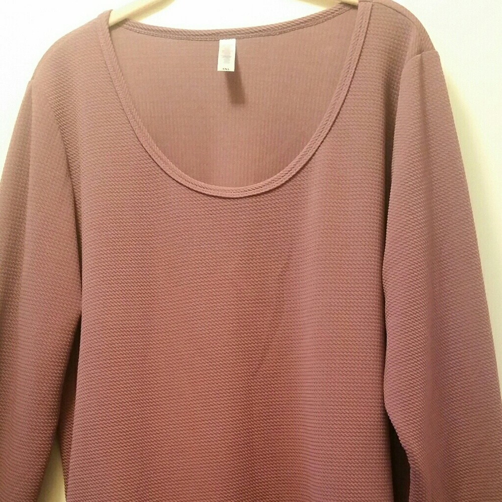 LuLaRoe Lynnae long sleeve top - sz 3XL / purple